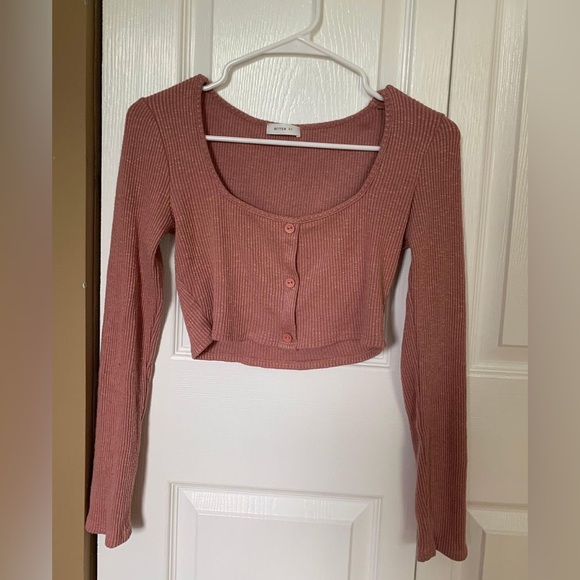 Better Be Pink Long Sleeves Top - Picture 2 of 3